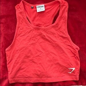Gymshark Coral Athletic Crop Top